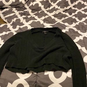 Womens cropped long sleeve t